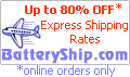 Save BIG on Express Shipping for PDA Batteries and more at BatteryShip.com