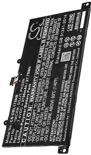 Dell G3JJT Battery Replacement